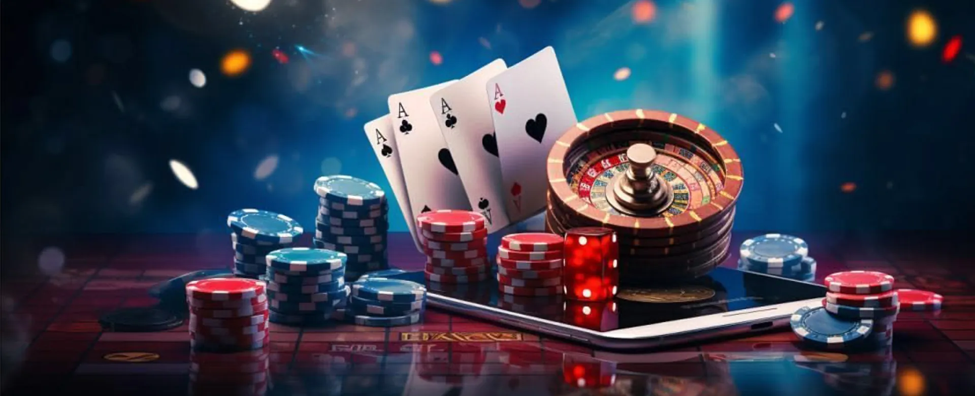 winph Live Casino Dealer with Cards and Roulette Table