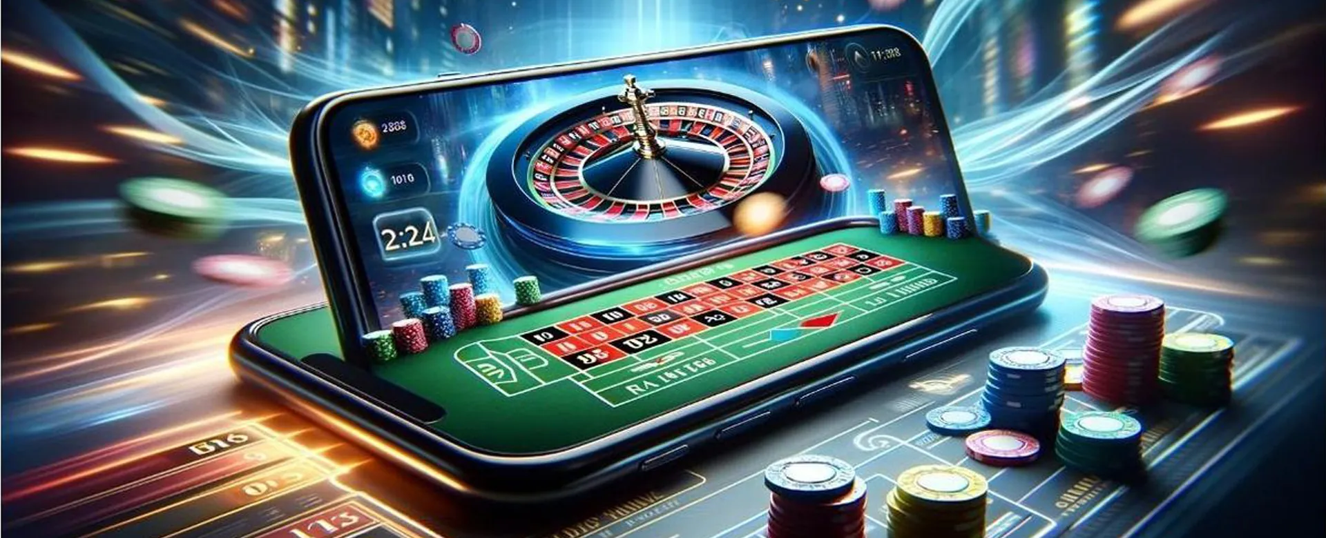 Player celebrating a win at Winph online casino with a variety of games in the background